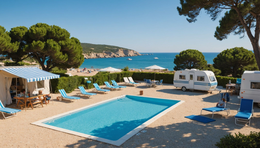 Camping mit pool am meer: erleben sie den sommer in der languedoc