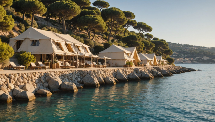 Luxus camping an der cote dazur: meer erlebnisse und genuss pur